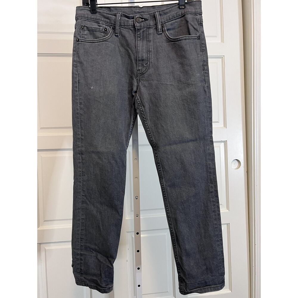 LEVIS 511 Slim Fit Straight Leg Jeans Mens Tag 34x32 (32x30 Actual) Gray Comfort